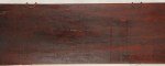 Antike Holztafel / Spruchtafel mit goldenen Schriftzeichen