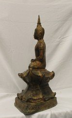 Selten schöner Thai Buddha in Bronze