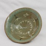 Antike Celadon Bowl Goryeo Dynastie Korea Kranich