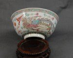 Antike Bowl Qing Dy Dragon / Phoenix