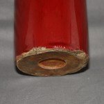 Antiker seltener Brush pot mir Oxblood Glasur