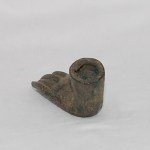Antikes Fragment einer Buddha Hand in Bronze