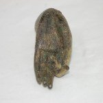Antikes Fragment einer Buddha Hand in Bronze