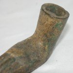 Antikes Fragment einer Buddha Hand in Bronze