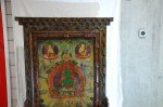 Antikes Buddhahaus - Altar Tibet Grüne Tara