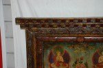 Antikes Buddhahaus - Altar Tibet Grüne Tara