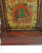 Antikes Buddhahaus - Altar Tibet Grüne Tara