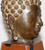 Antike Buddha Kopf Skulptur