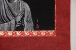 Antike Bildrolle mit Buddha und Poem
