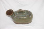 Antike Nachtflasche mit Seladon Glasur