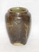 Geschnitzte Vase in Hetian Jade