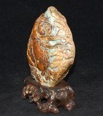 Antike Nephrite Jade Buddha`s Hand und Lingzhi