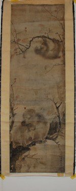 ANtike HONSHI Three Monkeys Mori Sosen 1747-1821