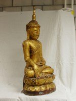 vergoldeter Grosser Buddha Burma