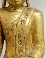 vergoldeter Grosser Buddha Burma