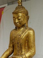 vergoldeter Grosser Buddha Burma
