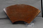 Seltener Holzstand mit Silbereinlagen