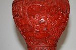 Paar Antike Cinnabar Laquer Lampen