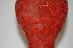 Paar Antike Cinnabar Laquer Lampen