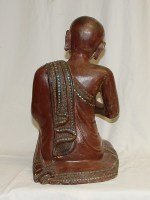 Antiker Knieender Mönch Burma.