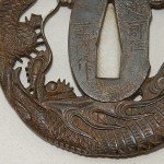 Tsuba Drachen Echizen Ju Kinai Faku Edo Periode