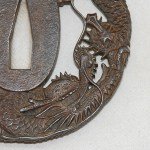 Tsuba Drachen Echizen Ju Kinai Faku Edo Periode