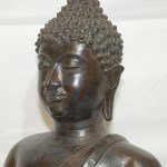 Wundervoller seltener antiker Chiensaen Tempelbuddha