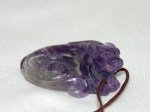 Fein gearbeitetes Dragon Purple Crystal Pendant