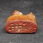 Antiker Stempel / Seal in Tierhorn / Antler Chilong