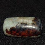 Antike Celadon Jade Perle vermtl Han Dynastie