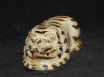 Kleine antike Jizhou Kil Pillow Tiger