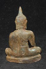 Kleiner antiker Sukhothai Buddha in Bronze