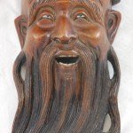 Antiker fein geschnitzter Shou Lao