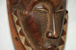 Sehr schöne und feine Maske der Baule