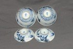 Paar antike HIRADO Bowls Meiji Periode