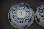 Paar antike HIRADO Bowls Meiji Periode
