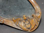 Antiker fein gearbeiteter Pinselwascher mit 3 Bats