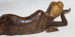 Seltener antiker ruhender Buddha