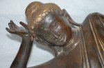 Seltener antiker ruhender Buddha