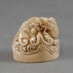 Antiker Stempel / Seal mit Drachen 