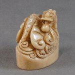 Antiker Stempel / Seal mit Drachen 