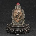 Antike feine Snuff Bottle mit Landschaften
