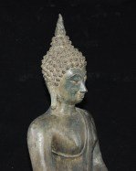 Antiker Buddha Sukhothai in Bronze