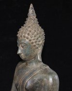Antiker Buddha Sukhothai in Bronze