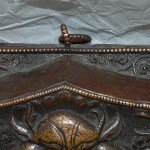 Antikes grosses Buddha Bild in Kupfer