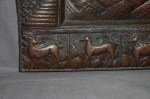 Antikes grosses Buddha Bild in Kupfer