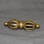Antikes Tibet Bronze Vajra Anhänger