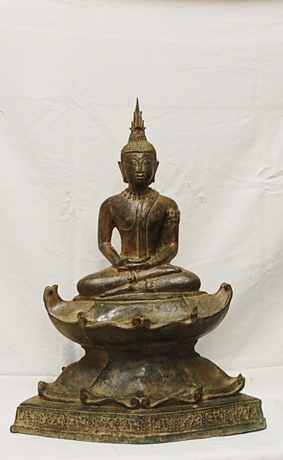 Selten schöner Thai Buddha in Bronze
