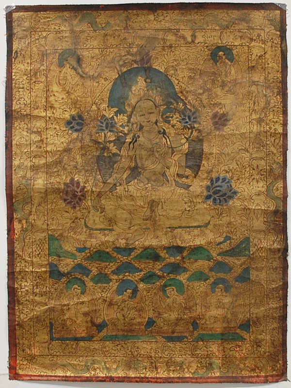 Antikes Thanka Tibet Tara