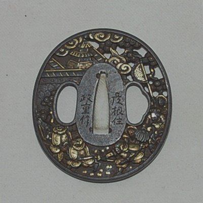 Tsuba Soten Schule Warrior Monks